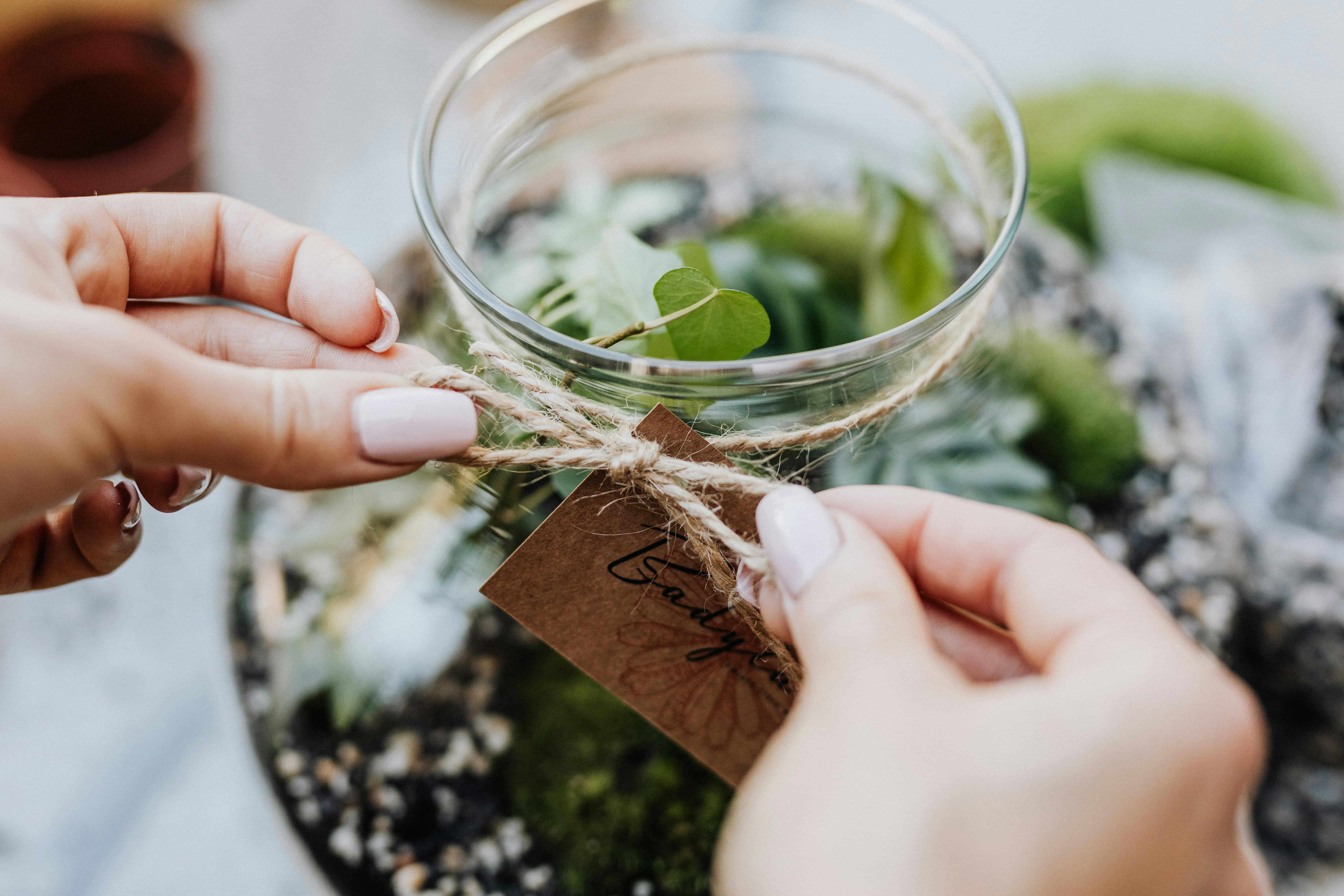 Team member checking venue at sunrise