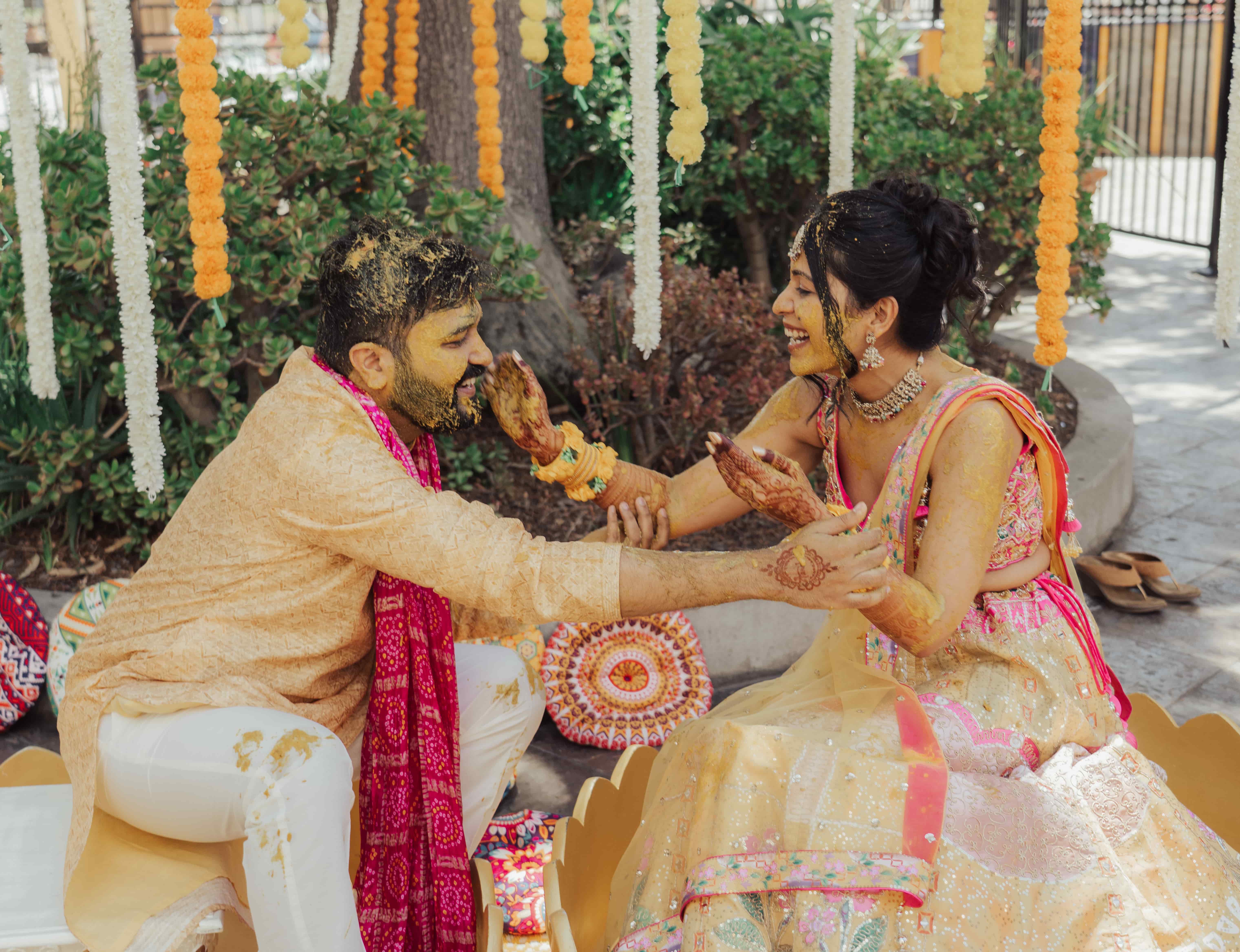 Wedding ceremony in progress